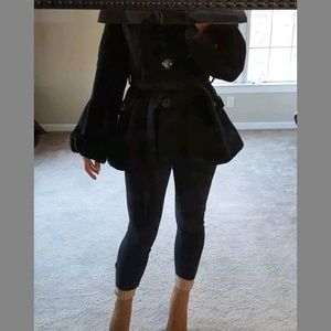 ABS by allen b schwartz black coat